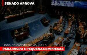 Senado Aprova Linha De Crédito De R$190 Bi Para Micro E Pequenas Empresas - Blog - Veiga Contabilidade